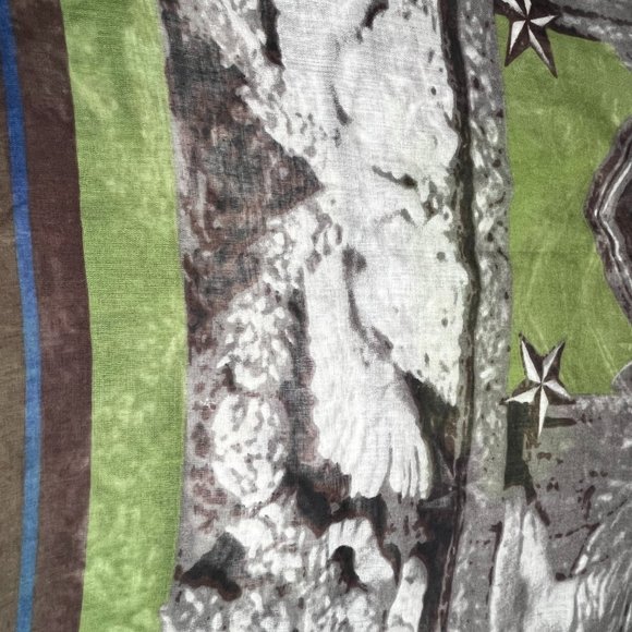 NWT Artistic Oversized Angel Wings Scarf by Sana – Handmade Elegance - Picture 3 of 16